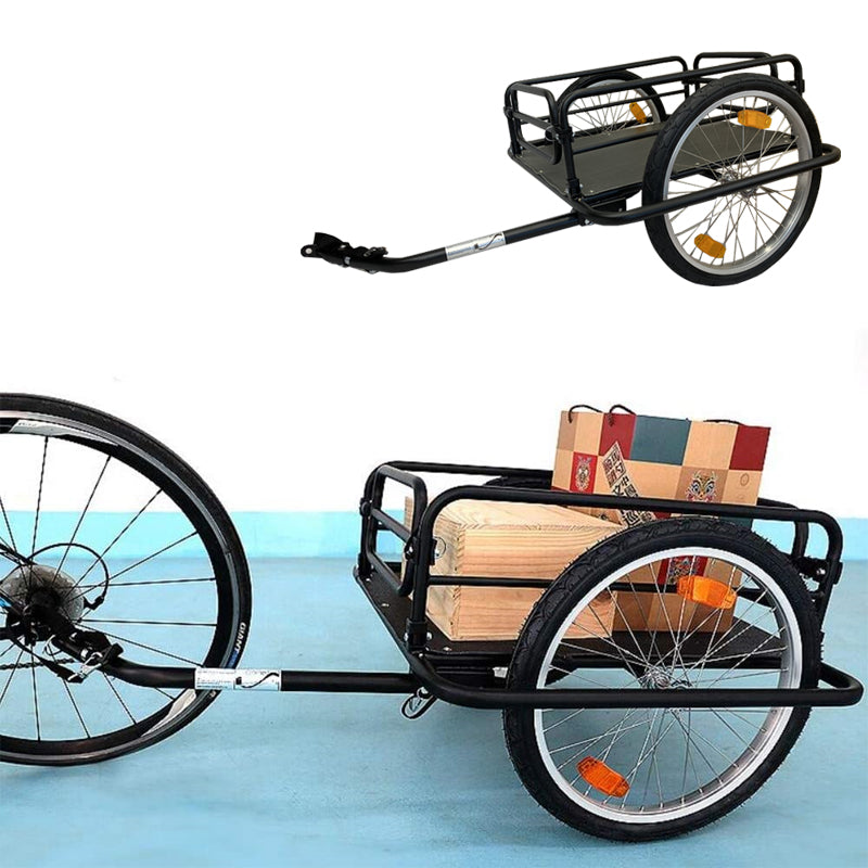 【チャリキャリー】 自転車用トレーラー サイクルトレーラー 自転車用荷台 強化プラスチックボードタイプ – タカラマート