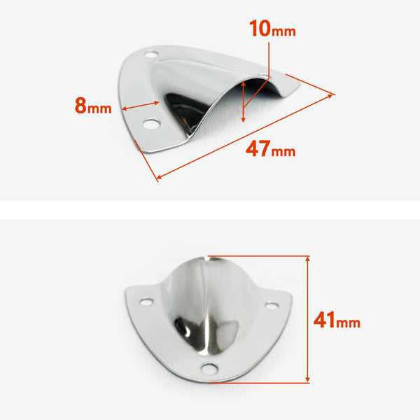 SUS316 ステンレス 2個セット クラムシェルベント SSサイズ 船 ボート キャンプ アウトドア オーニング 自作 DIY SUSステン ワイヤーカバー 配線カバー